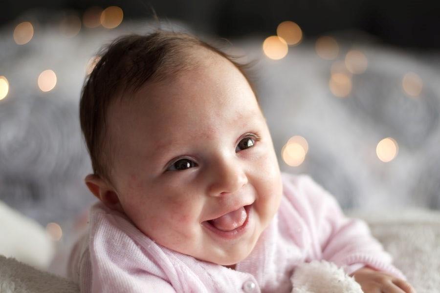 photo of very happy baby