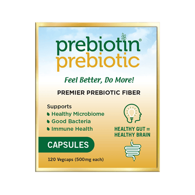 Prebiotin Prebiotic Capsules label front