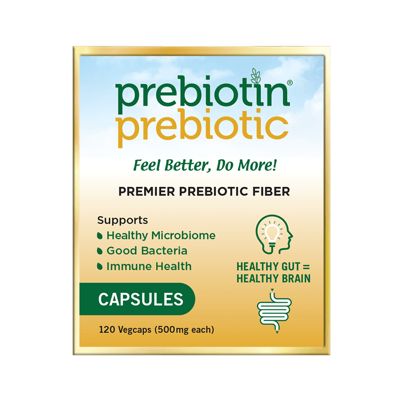 Prebiotin Prebiotic Capsules label front